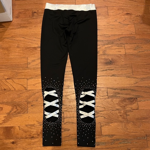 Rebel Athletic ladder back full length leggings; size Adult Large - Picture 3 of 3